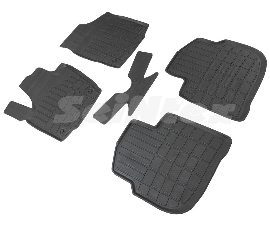 фото Полиуретановые коврики салона для Skoda RAPID 2012-2020 / Skoda Rapid II 2020-н.в. / Volkswagen Polo VI 2020-н.в. (89410)