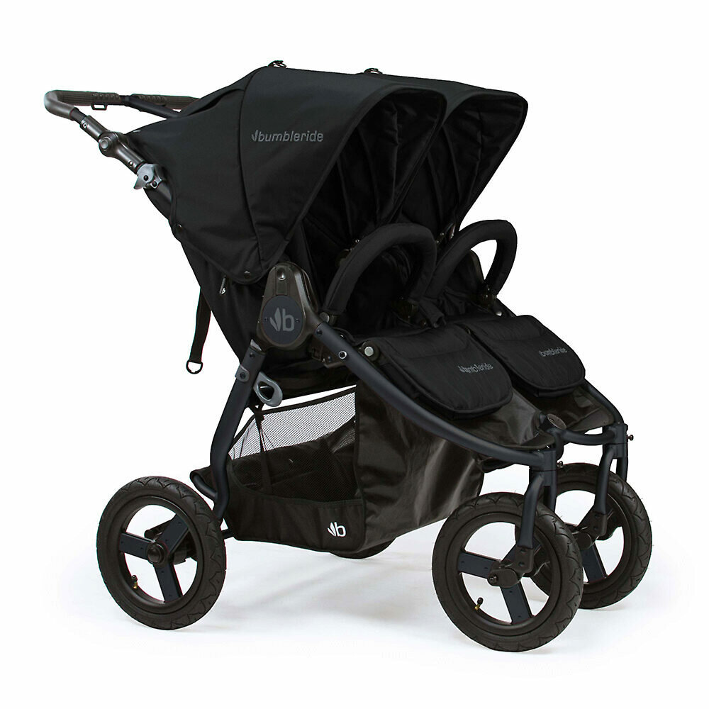 Коляска для двойни Bumbleride Indie Twin, Matte Black