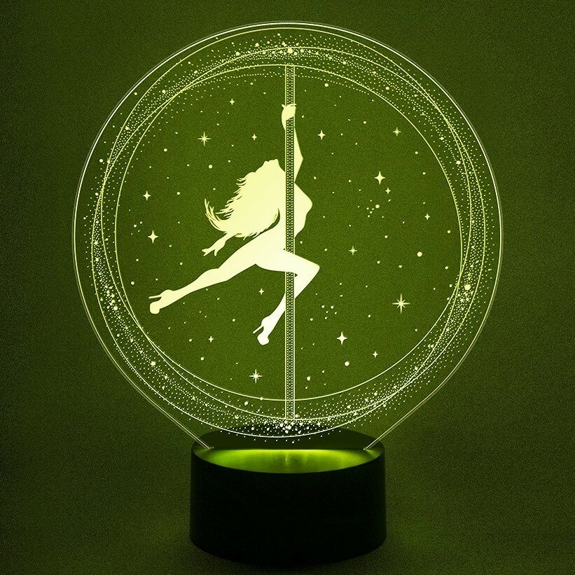   3D  Pole dance -   