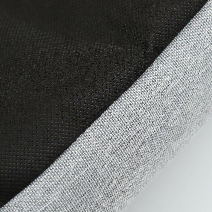 Пижон Лежак с подушкой рогожка, вельвет, 50 х 40 х 23 см,серый - фотография № 9