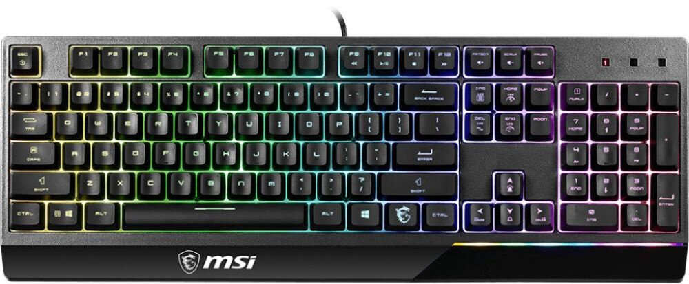 Клавиатура MSI Vigor GK30 RU черный, игровая (S11-04RU224-CLA)