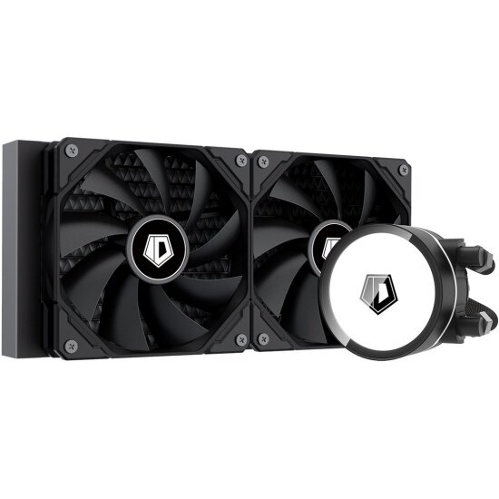 Комплект водяного охлаждения ID-COOLING FROSTFLOW 240 XT LGA20XX/1700/1200/115X/AM4 (6шт/кор,TDP 250W, Черно-белый, Помпа с White LED подств., PWM, DUAL FAN 120mm) RET