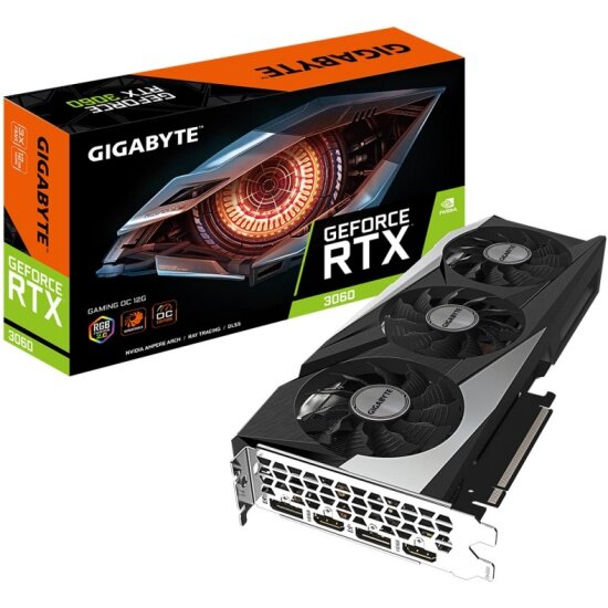 Видеокарта Gigabyte GeForce RTX 3060 GAMING OC 2.0 12G