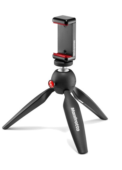 Комплект Manfrotto MKPIXICLAMP-BK (штатив, держатель смартфона)