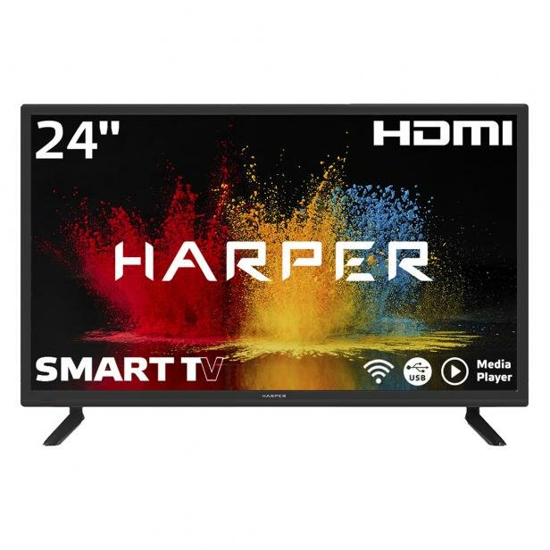 HARPER LED Телевизор HARPER 24R490TS 24" Smart TV