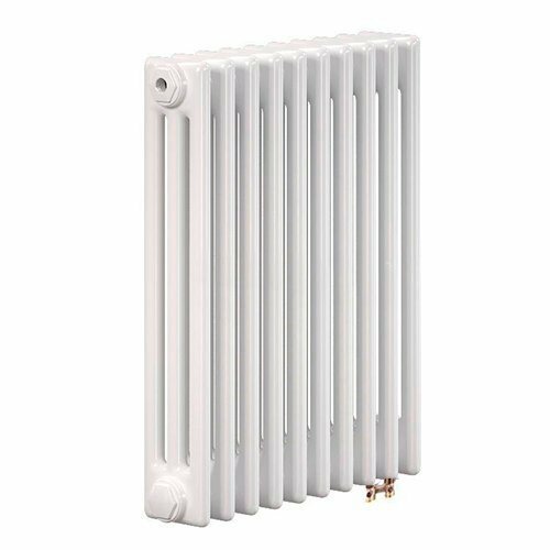 Радиатор стальной 3-х трубчатый Charleston Completto 3057 10 секций, нижнее подключение Zehnder Ral 9016 (CH 3057-10 V002 1/2" Ral 9016)