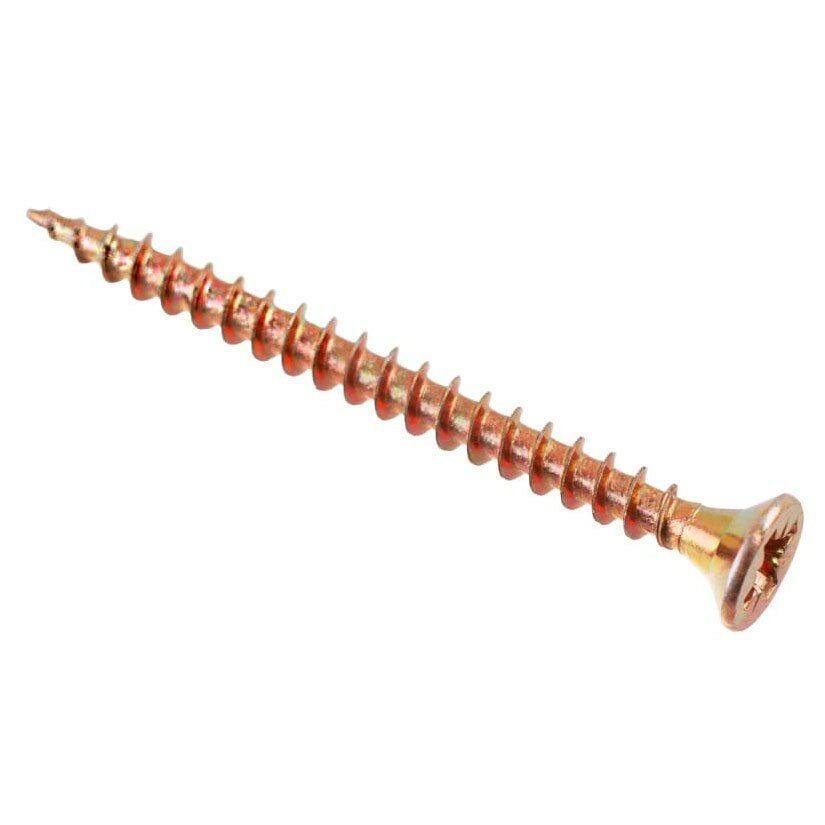 фото Саморезы потайные универсальные Стройбат желтые 3,5х40 15 шт 32171