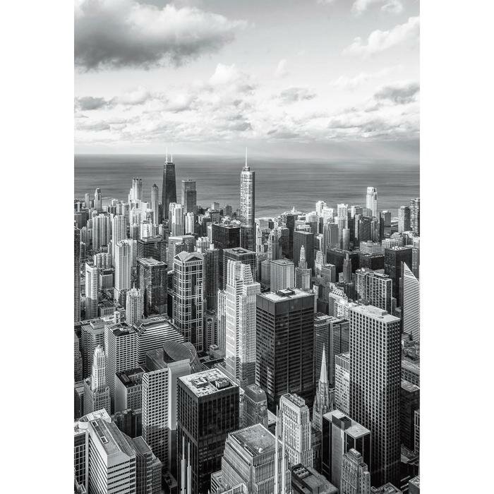 Фотообои "Панорама Чикаго" (4 листа) 140Х200 см