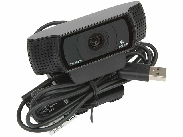 Веб-камера Logitech Веб-камера Logitech c920 HD Pro Webcam 960-001055 с микрофоном (USB2.0)