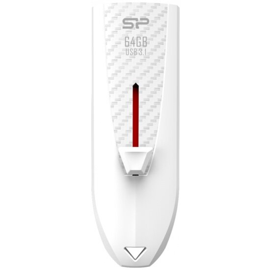 USB флешка SILICON POWER 64Gb Blaze B25 white USB 3.2 Gen 1 (USB 3.0)