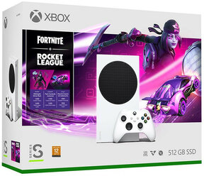 Microsoft Xbox Series S 512 ГБ SSD + Fortnite + консоль Rocket League Bundle