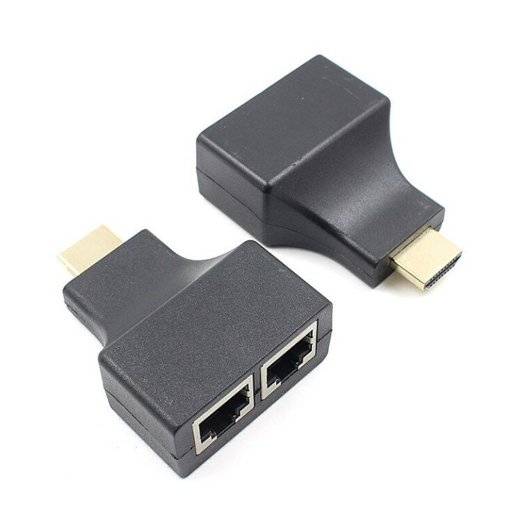 Комплект для удлинения HDMI сигнала до 30 м. (через кабель LAN CAT-5e/6) HDMI Extender 5e/6 Cable