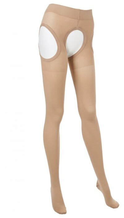 Чулки интекс Универсал женские с поясом с закрытым носком Класс 1 (универс размер/беж)