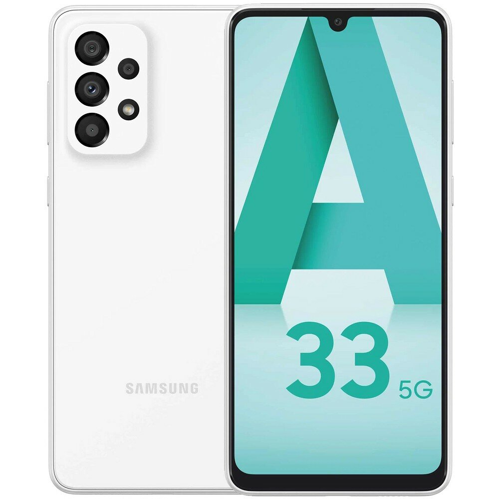 Samsung SM-A336E Galaxy A33 128 8Gb белый SM-A336EZWHMEA