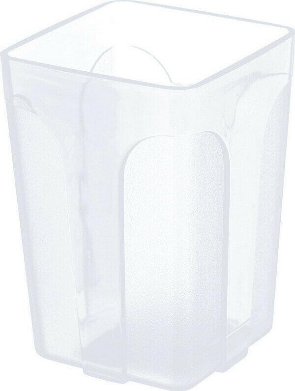 фото Органайзер канцелярский Подставка стакан Attache City, прозрачный (белый) 5 штук в упаковке