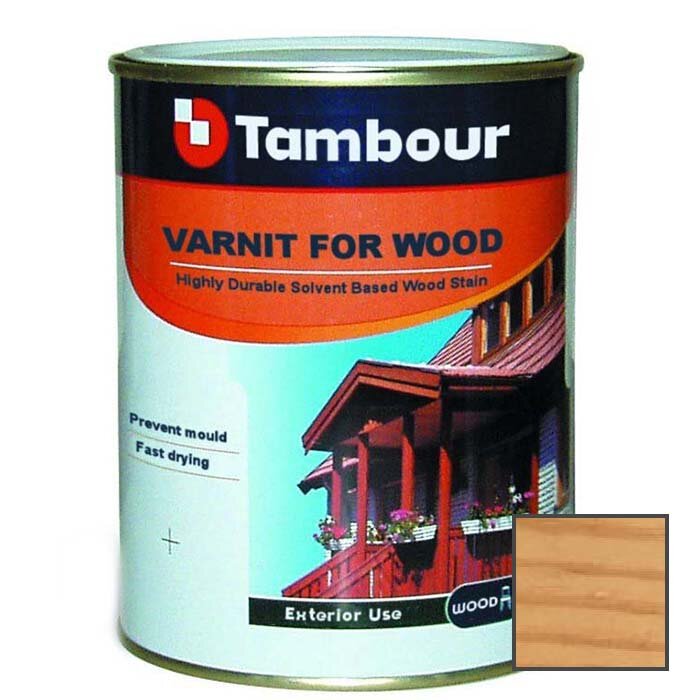 Лак для дерева Tambour Varnit For Wood глянцевый прозрачный (485-100) 0,75 кг