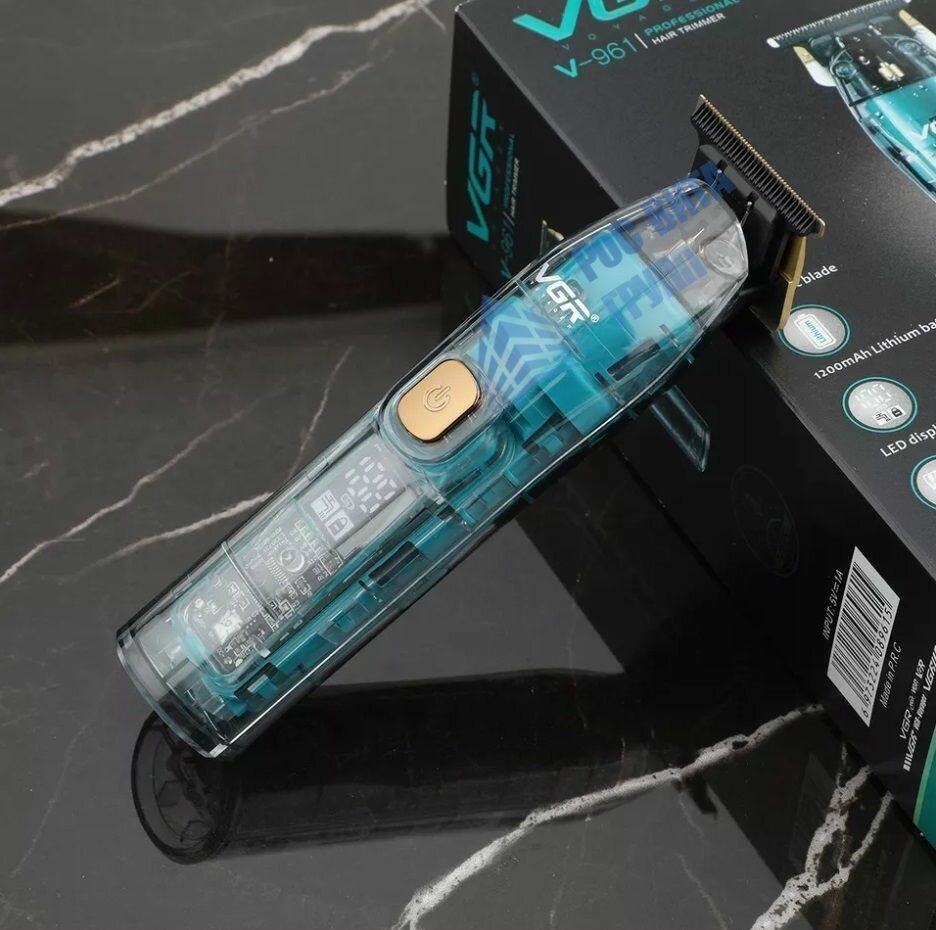 Профессиональный триммер для стрижки VGR V-961  Триммер для бороды и окант...