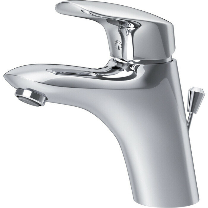 Смеситель для раковины Am.Pm Bliss L с донным клапаном, хром (F5382132)