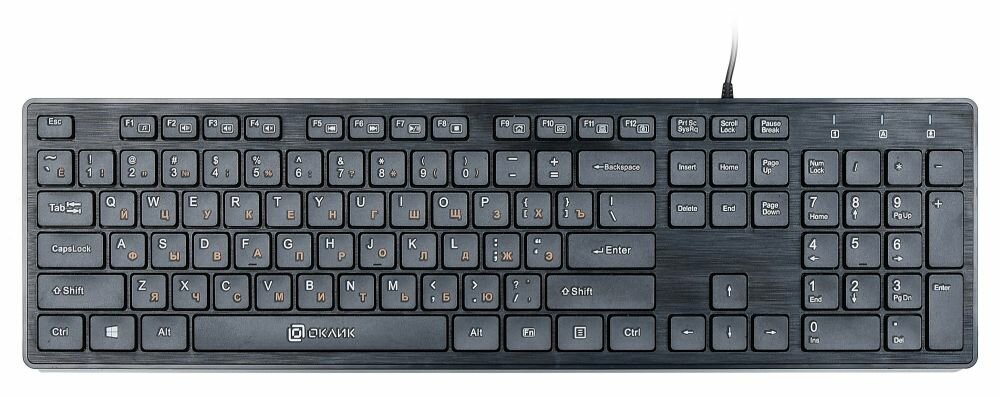 Клавиатура Oklick 500M черный