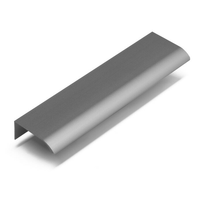 Ручка торцевая CAPPIO, L=150 мм, м/о 128 мм, цвет серый - фотография № 1