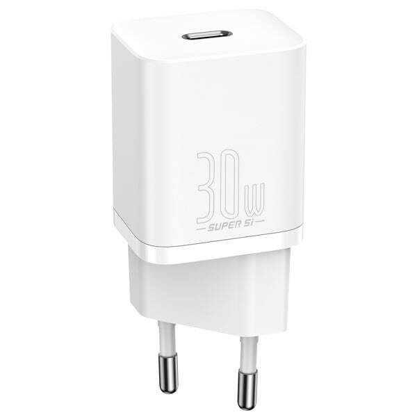 Сетевое зарядное устройство Baseus Super Si Quick Charger 1C 30W EU White (CCSUP-J02)