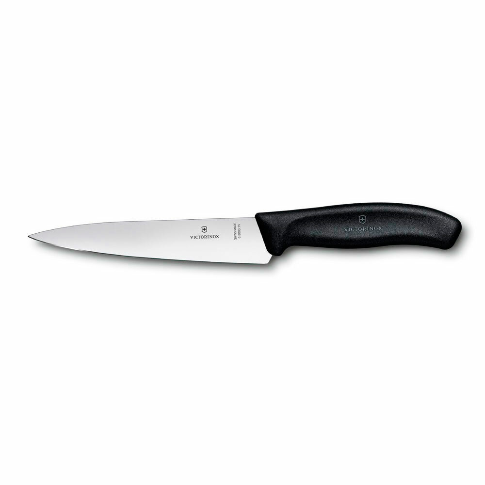 Нож кухонный Victorinox разделочный SwissClassic черный 15 см 6.8003.15B