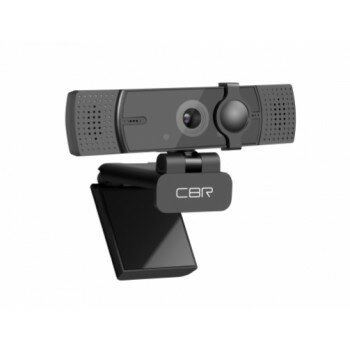 Cbr Цифровая камера CW 872FHD Black, Веб-камера с матрицей 5 МП, разрешение видео 1920х1080, USB 2.0, встроенный микрофон с шумоподавлением, автофокус, крепление на мониторе, шторка, длина кабеля 1,8 м, цвет чёрный