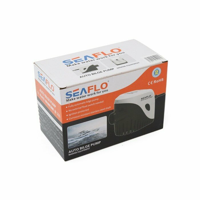 SeaFlo Помпа водооткачивающая SeaFlo трюмная, 1100 галлон/час, патрубок 29 мм, 24 В, SFBP2-G1100-11