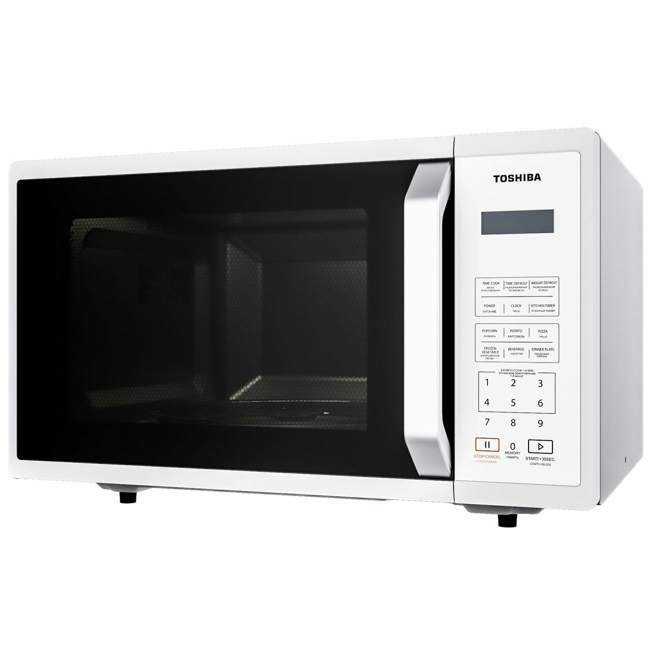 Микроволновая печь соло Toshiba MM-EM24P(WH) - фотография № 1