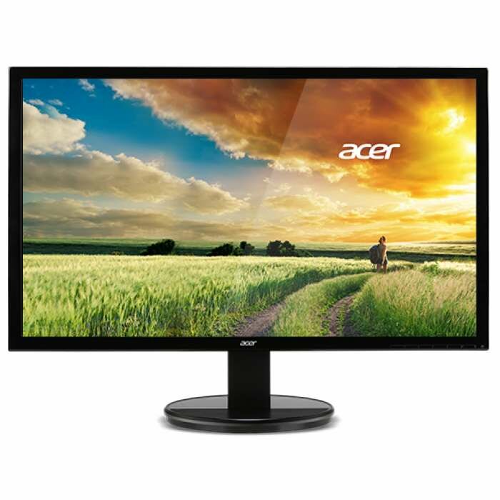 Монитор ACER 23.6" K242HQLbid (16:9), VA(LED), 1920x1080, 5ms, 250 cd/m2, 100M:1, 178°/178°, VGA+DVI (w/HDCP)+HDMI(1.4), Black, VESA 100x100 ( UM.UX2EE.001, дисплей ЖК, Full HD, D-Sub )