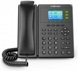 Flyingvoice FIP11C IP телефон, цвет. дисплей 2.4", 320x240, 3 SIP, 2xEth 10/100, WI-FI, БП