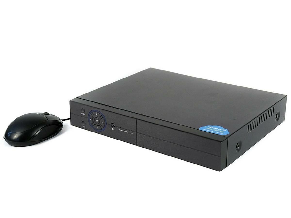 HDCom-204-5M - 4х канальный облачный гибридный видеорегистратор - облачный регистратор регистратор с записью в облако подарочная упаковка