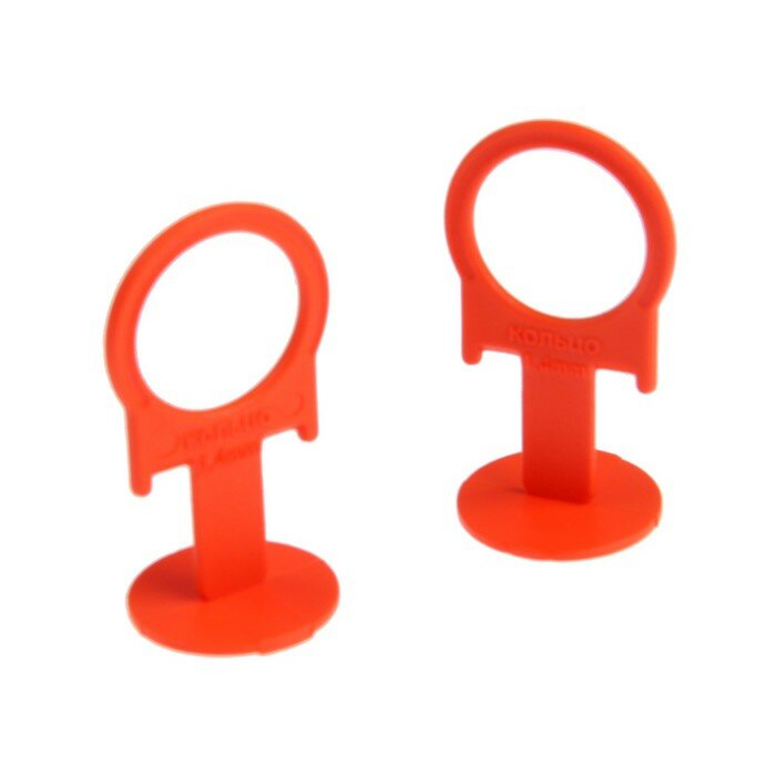 фото Зажим "Кольцо" для выравнивания плитки тундра, 1.4 мм, в упаковке, 500 шт.