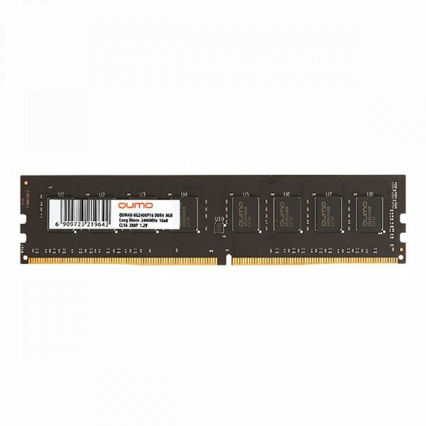 Модуль памяти DDR-4 16GB QUMO 2933 MHz 2Gx8 CL21 288P 1,2V (QUM4U-16G2933N21)