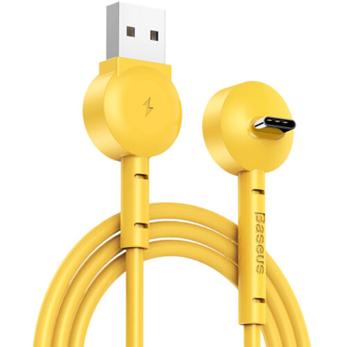 Кабель Baseus Maruko Video Cable Type-C 2.1A (1 метр) желтый (CATQX-0Y)