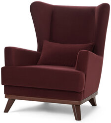 Кресло Hoff Людвиг, 74х91х90 см, цвет темно-вишневый