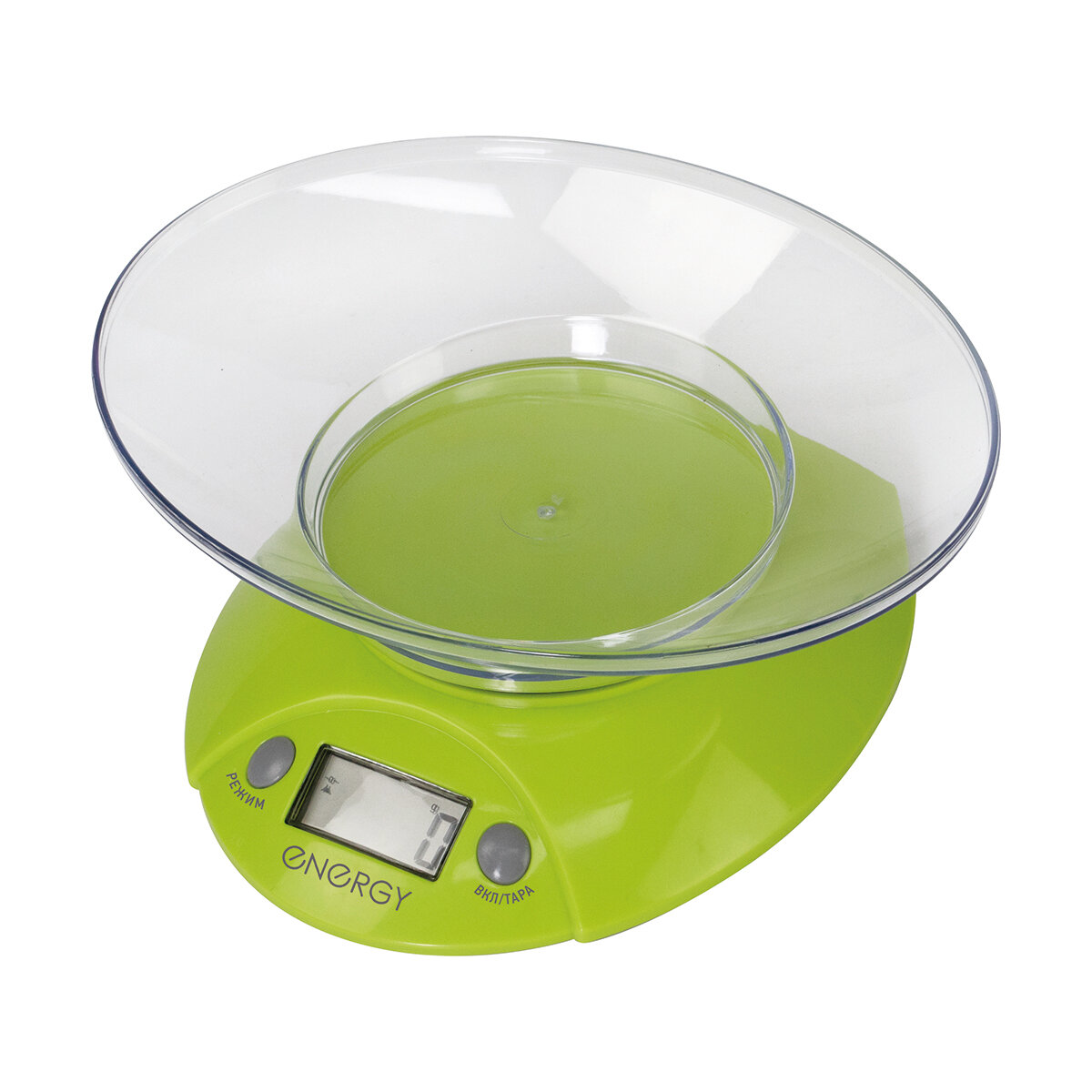 Весы кухонные электронные Energy EN-430, до 5 кг, зеленые