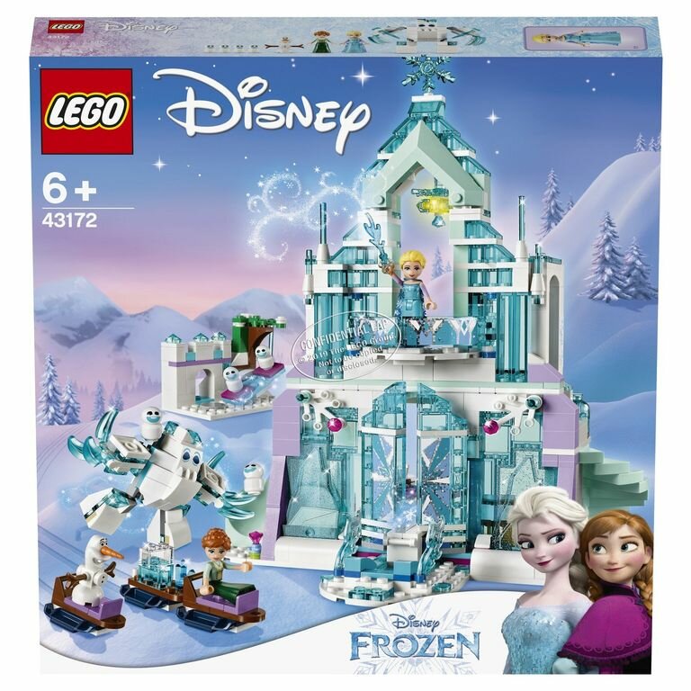 LEGO Disney Frozen Конструктор Волшебный ледяной замок Эльзы, 43172