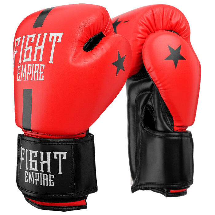 Перчатки боксерские детские FIGHT EMPIRE, 8 унций, цвет красный./В упаковке шт: 1