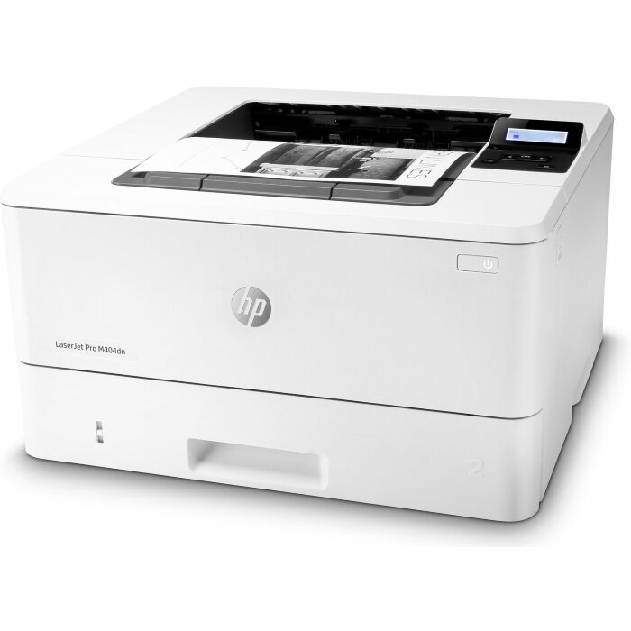 Принтер HP LaserJet Pro M404dn W1A53A/A4 черно-белый/печать Лазерный 1200x1200dpi 38стр.мин/ Сетевой интерфейс (RJ-45)