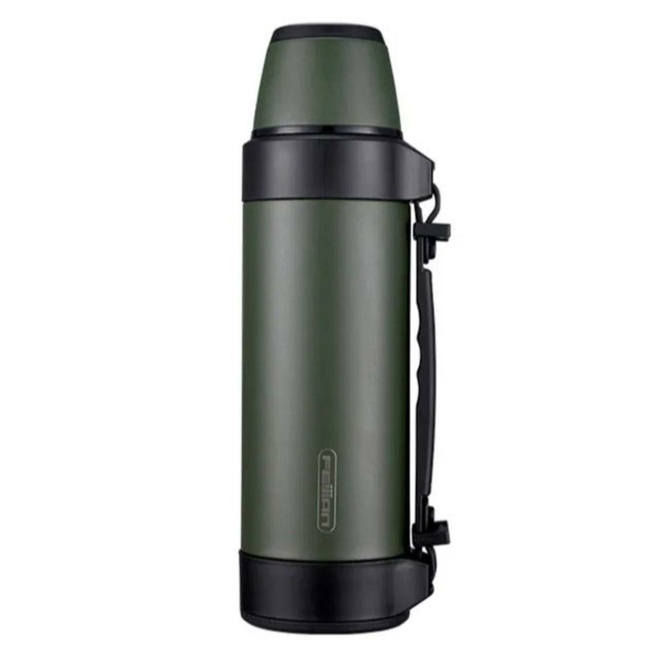 фото Дорожный термос 1200 мл FJbottle KJ-TY1200 тёмно-зеленый
