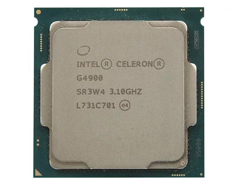 Процессор Intel Celeron G4900 LGA1151 v2 2 x 3100 МГц