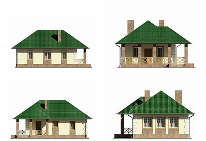 Проект дома Plans-64-71 (75 кв.м, газобетон) - фотография № 3