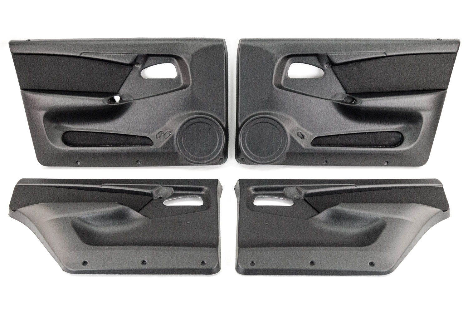 фото Заводские обивки дверей ЛЮКС-3 кожзам с тканевой вставкой для ВАЗ 2109, 21099, 2114, 2115