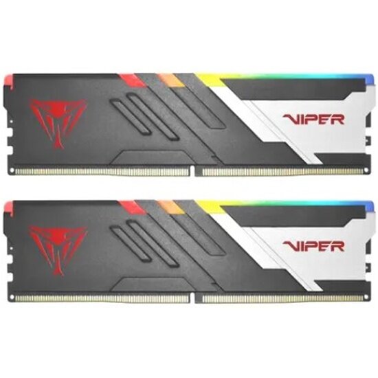 Оперативная память Patriot Memory DDR5 32Gb 7200MHz pc-57600 Viper Venom RGB CL34 1.4V (PVVR532G720C34K)