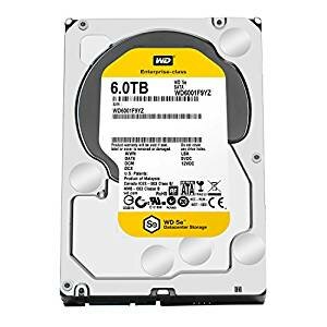 Western Digital Жесткий диск HDD 6.0Tb Western Digital SATA-III, 64Mb, 7200rpm SE #WD6001F9YZ