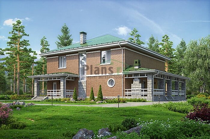 Проект дома Plans-56-70 (290 кв.м, газобетон) - фотография № 1