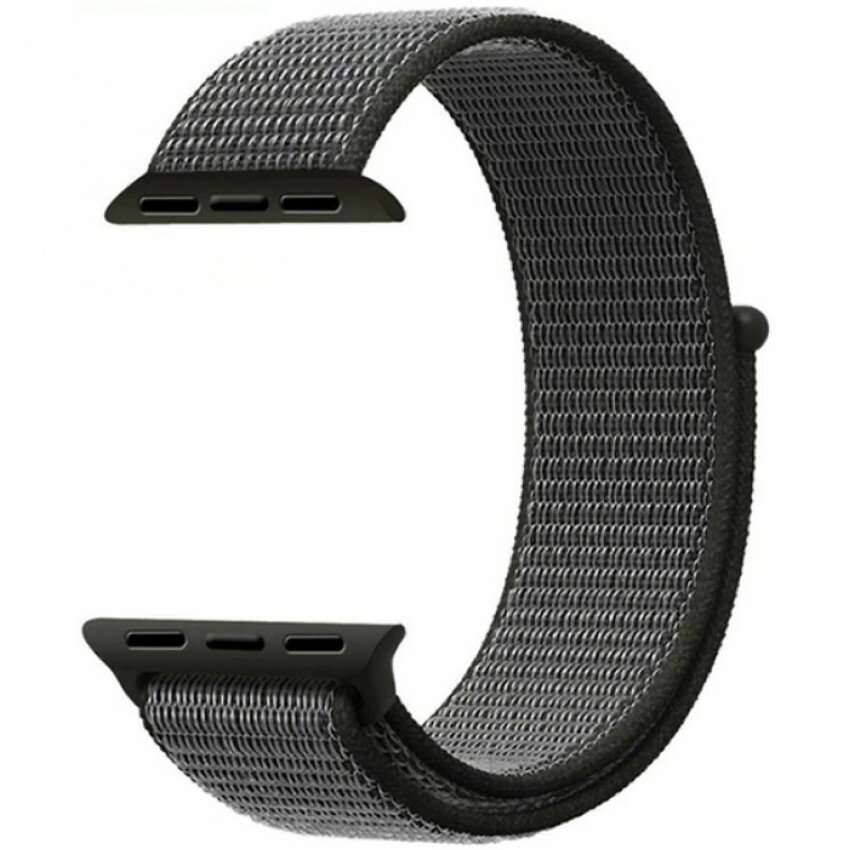 фото Нейлоновый ремешок Sport Loop Dark Olive для часов Apple Watch 42mm