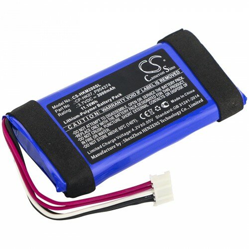 Аккумуляторная батарея CameronSino CS-HKM200SL для Harman/Kardon Onyx Min 3.7V 3000mAh 11.10Wh