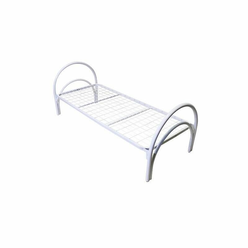 фото Кровать медицинская Грация Лайт КМО.191.01А белая (металл)